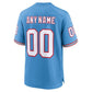 Throwback Custom Game Jersey Light Blue 4