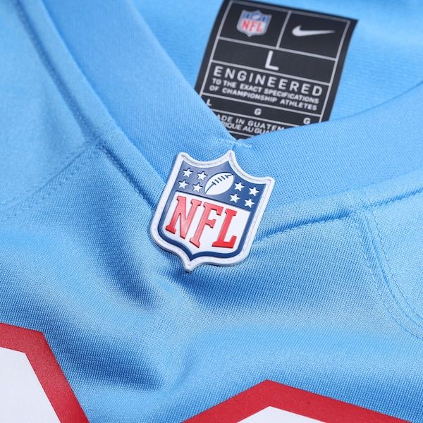 Throwback Custom Game Jersey Light Blue 5