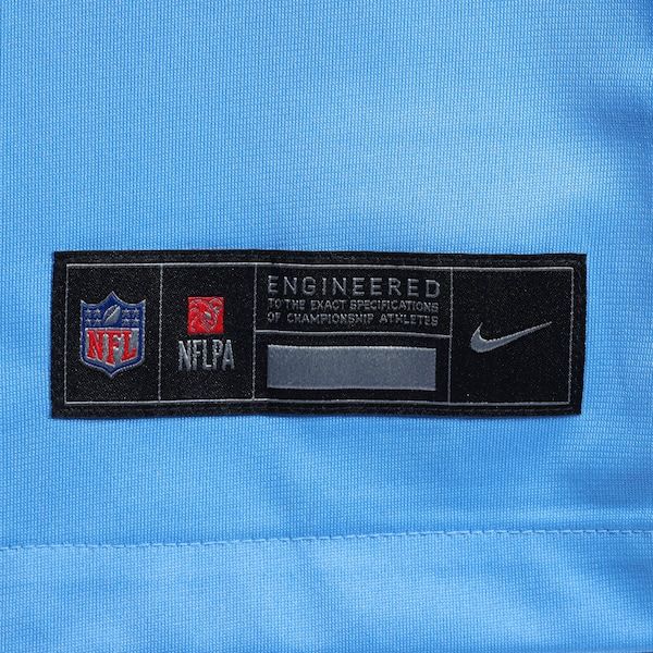 Throwback Custom Game Jersey Light Blue 7
