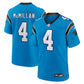 Tetairoa McMillan Alternate Game Jersey Blue 5