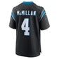 Tetairoa McMillan Game Jersey Black 4