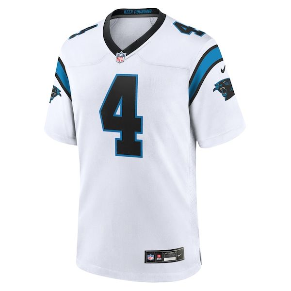 Tetairoa McMillan Game Jersey White 3