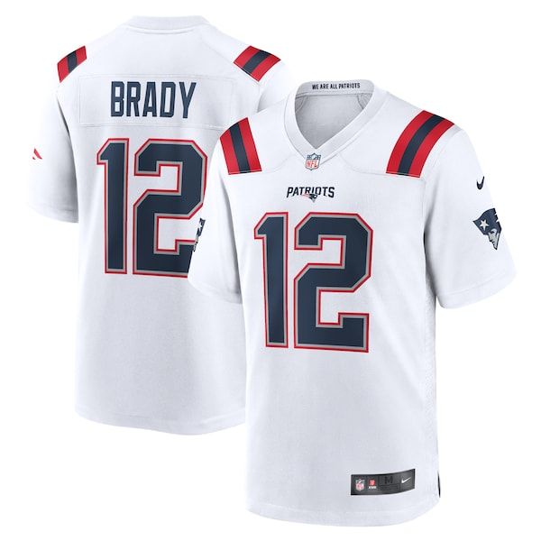 Tom Brady Retired Game Jersey White 2