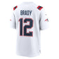 Tom Brady Retired Game Jersey White 4