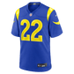 Trent McDuffie Game Jersey Royal 3