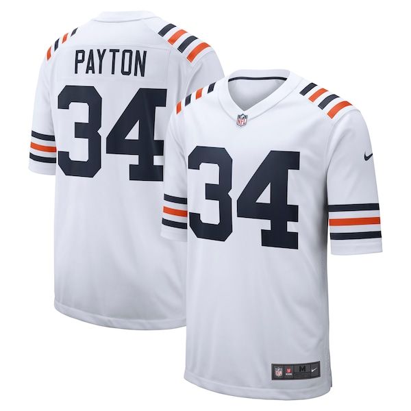 Walter Payton Retired Player Alternate Game Jersey White 2