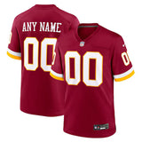 Custom Game Jersey Burgundy