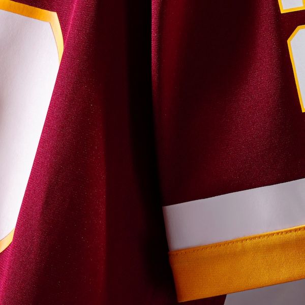 Custom Game Jersey Burgundy 6