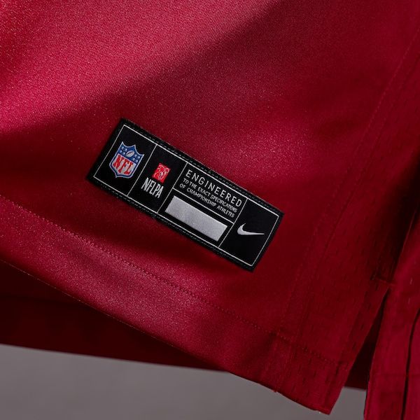 Custom Game Jersey Burgundy 8