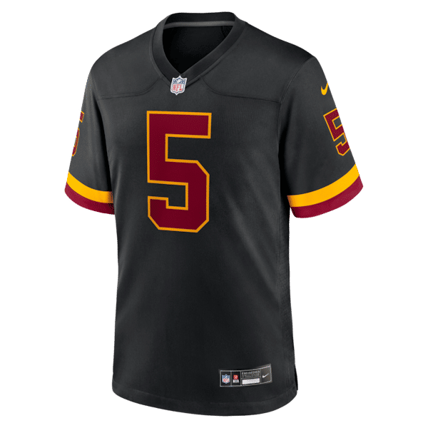 Washington Commanders Jayden Daniels Alternate Game Jersey Black 7