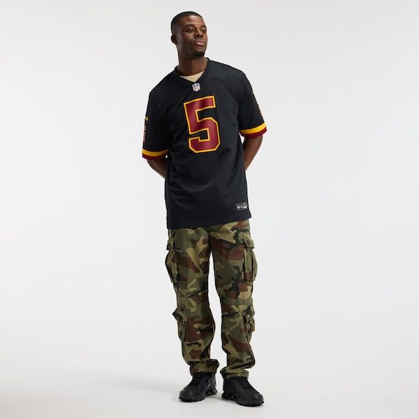 Jayden Daniels Alternate Game Jersey Black 5
