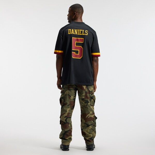 Jayden Daniels Alternate Game Jersey Black 6