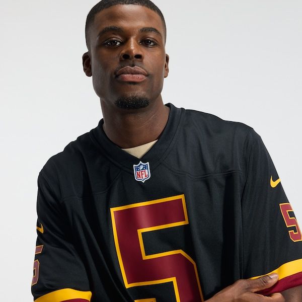 Jayden Daniels Alternate Game Jersey Black 11
