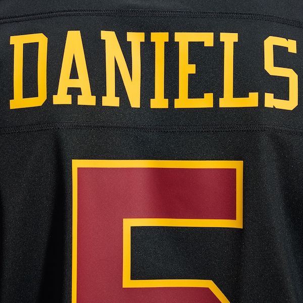 Jayden Daniels Alternate Game Jersey Black 13