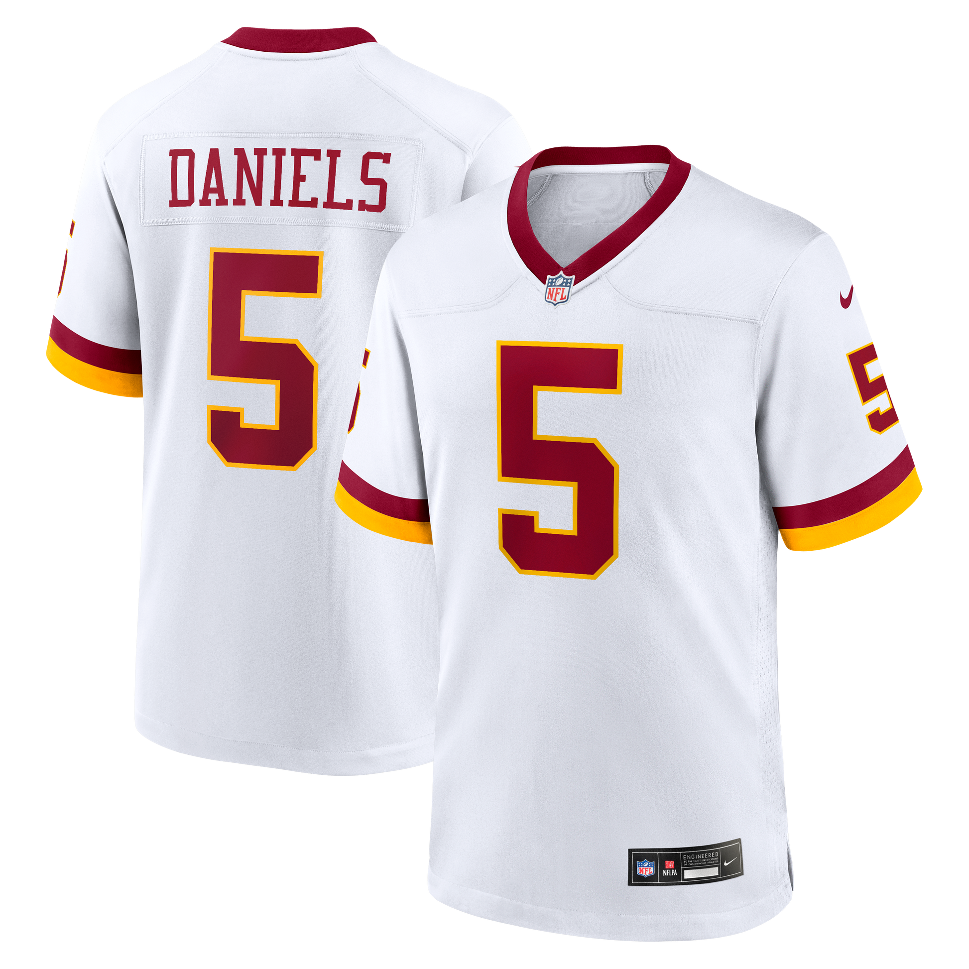Jayden Daniels Alternate Game Jersey Black 17