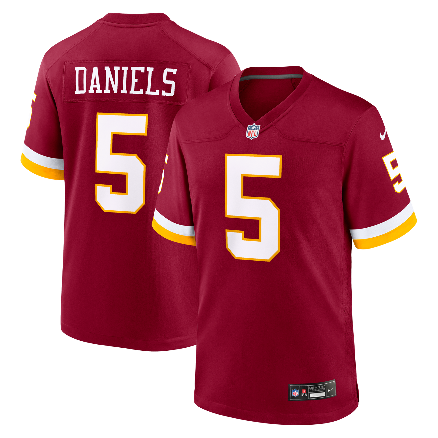 Washington Commanders Jayden Daniels Alternate Game Jersey Black 16