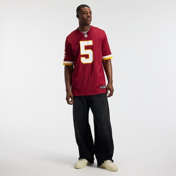 Jayden Daniels Game Jersey Burgundy 5