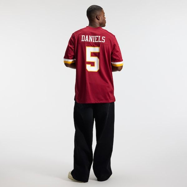 Jayden Daniels Game Jersey Burgundy 6
