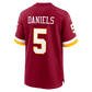 Jayden Daniels Game Jersey Burgundy 8