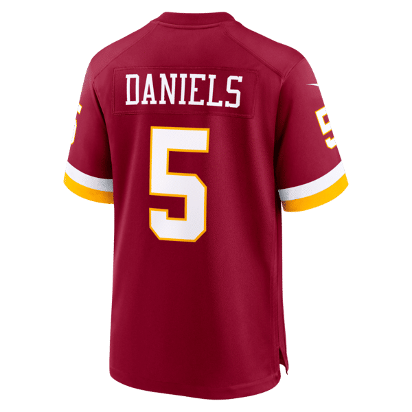 Jayden Daniels Game Jersey Burgundy 8