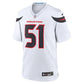 Will Anderson Jr. Game Jersey White 3