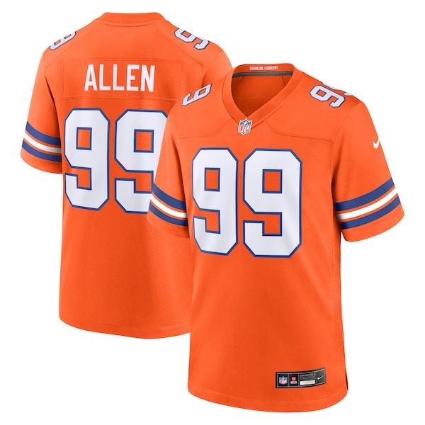 Zach Allen Alternate Game Jersey Orange 2