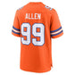 Zach Allen Alternate Game Jersey Orange 4