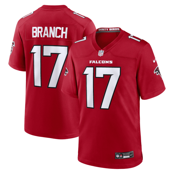 Zachariah Branch Team Game Jersey Red 2