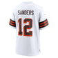 Shedeur Sanders Cleveland Browns 2025 Draft 2nd Alternate Game Jersey - White 3