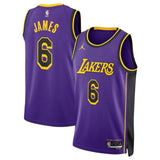 LeBron James Los Angeles Lakers 2023 Statement Edition NBA Jersey - Purple