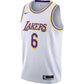 Los Angeles Lakers LeBron James #6 2021/22  Player NBA Jersey Yellow - Slim Fit