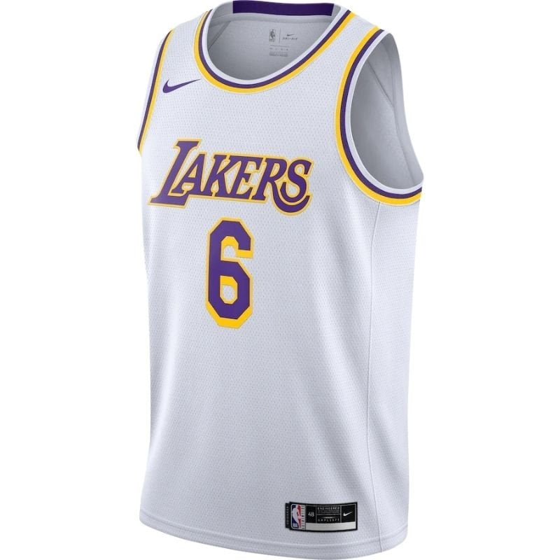 Los Angeles Lakers LeBron James #6 2021/22  Player NBA Jersey Yellow - Slim Fit
