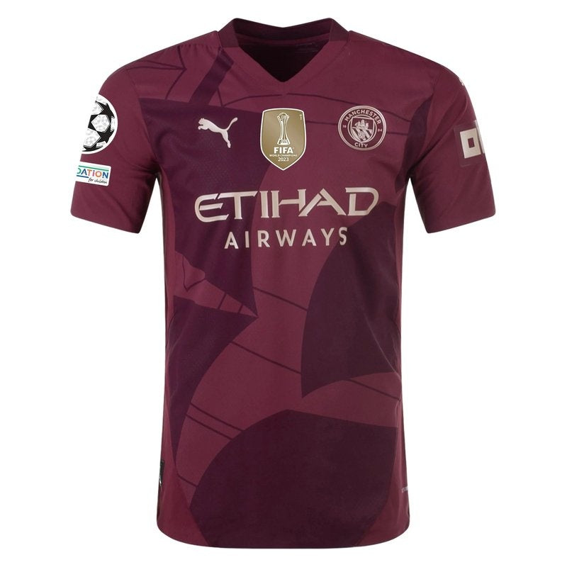 Manchester City 24/25 III Third UCL Jersey - Player Version [Slim Fit] - Slim Fit