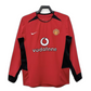 Manchester United 02/04 I Home Jersey - Long Sleeve Retro Version