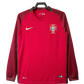 Portugal 2016 I Home Jersey - Long Sleeve Retro Version