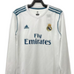 Real Madrid 17/18 I Home Jersey - Long Sleeve Retro Version