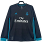 Real Madrid 17/18 II Away Jersey - Long Sleeve Retro Version
