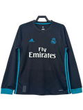 Real Madrid 17/18 II Away Jersey - Long Sleeve Retro Version
